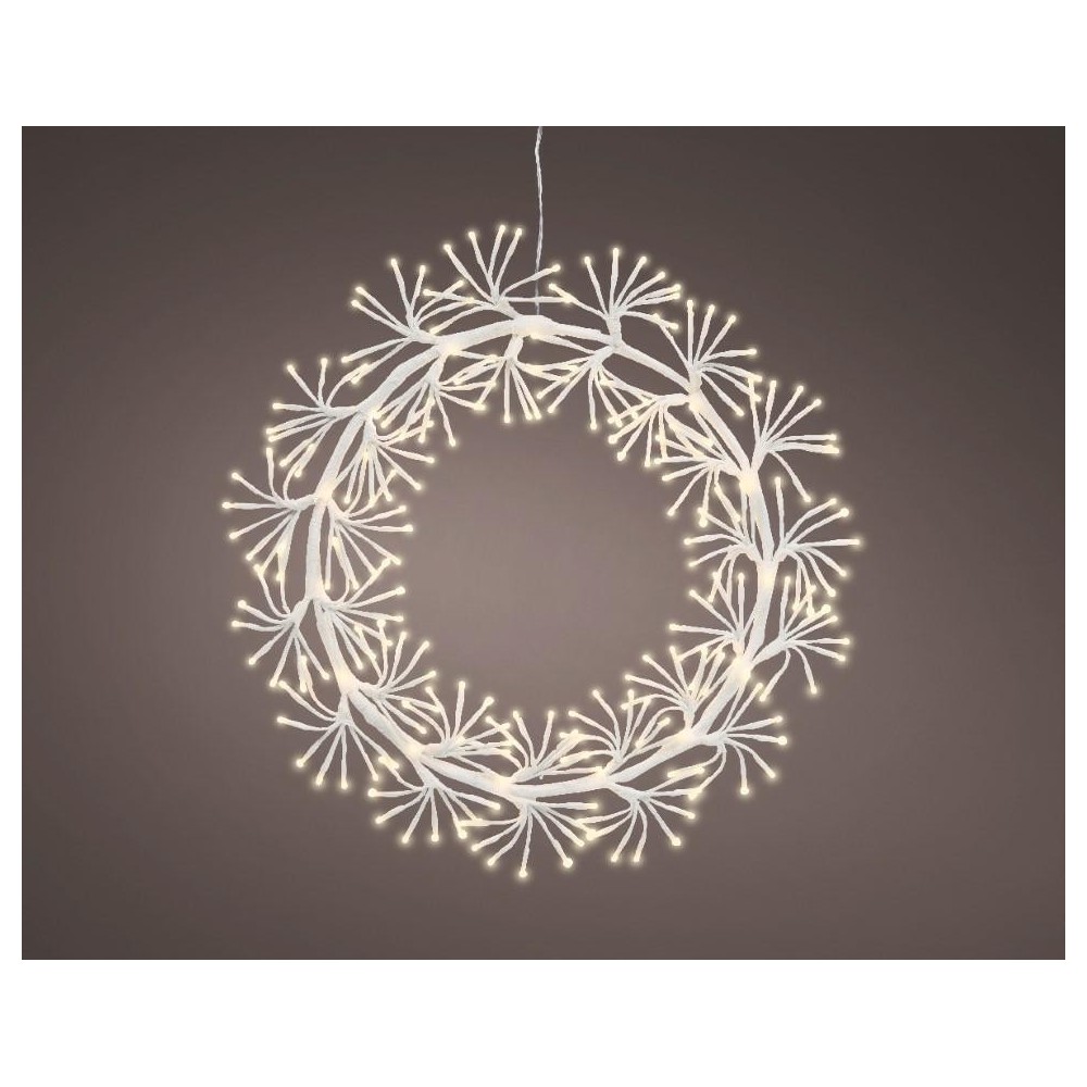 GHIRLANDA LUMINOSA BIANCA D.48